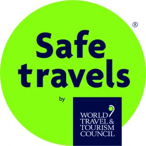 World Travel and Tourism Councils Safe Travels logo
