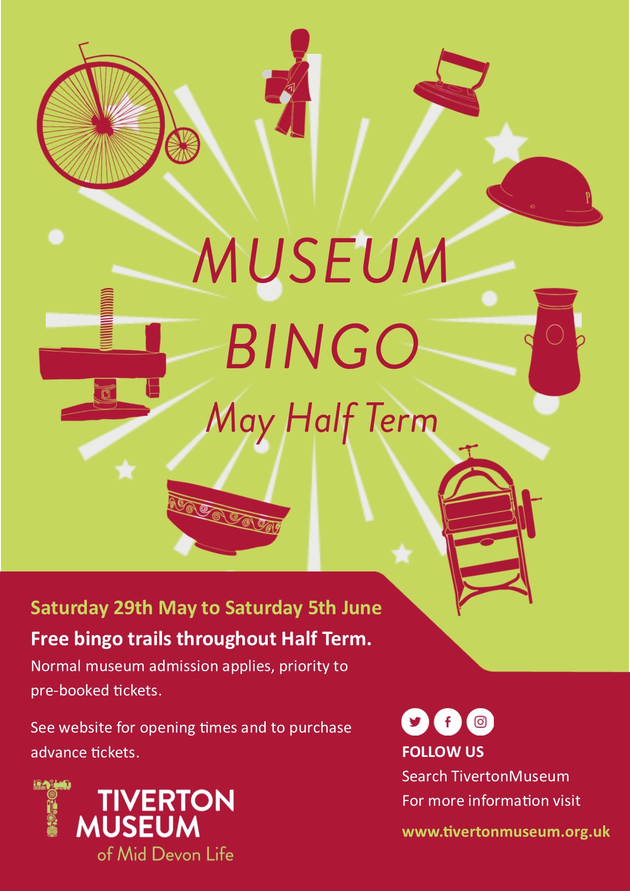 museum bingo poster