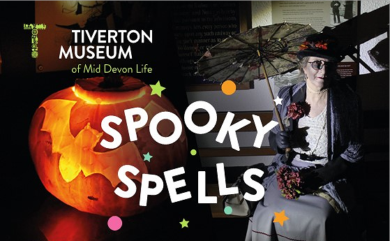 Poster for Spooky Spells event at the museum